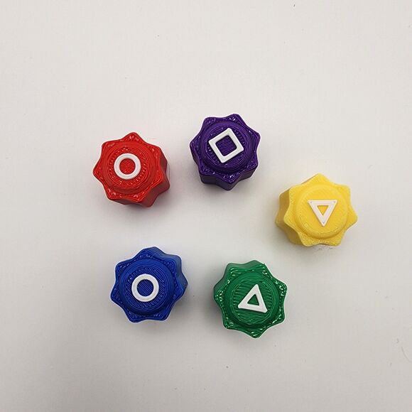 Squid Game 2 Gonggi Stones Traditional Korean Jacks Weighted Made in USA - Picture 3 of 8